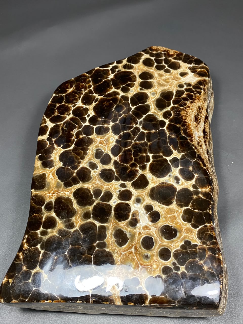 Natural Handmade Chocolate Calcite Freeform 30x19x7 cm