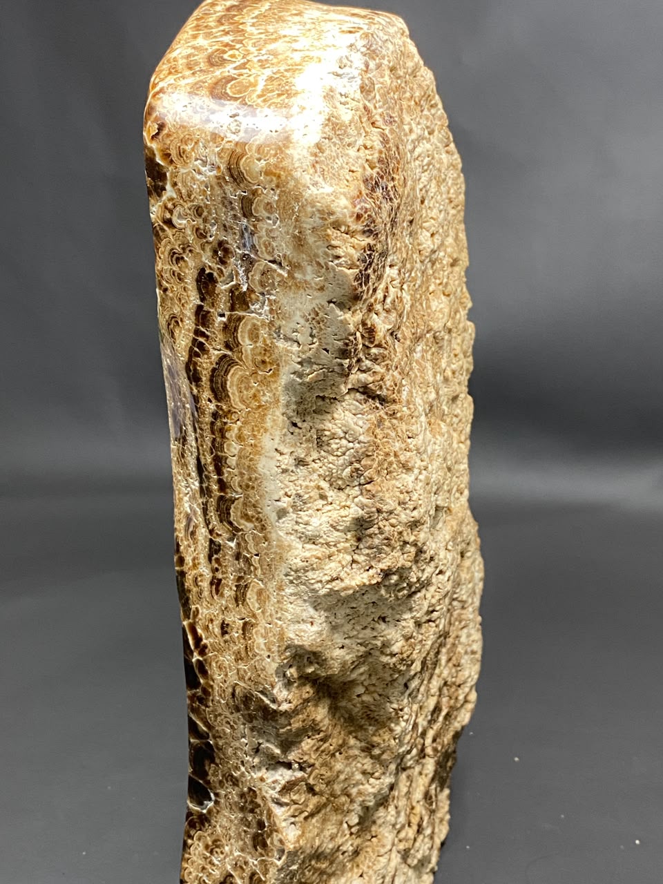 Natural Handmade Chocolate Calcite Freeform 30x19x7 cm