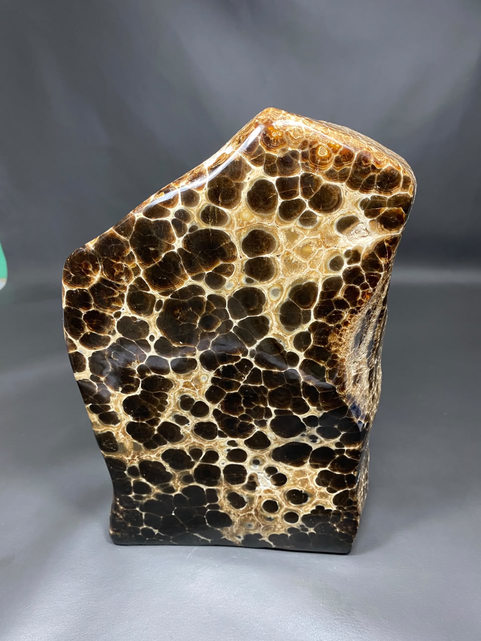 Natural Handmade Chocolate Calcite Freeform 30x19x7 cm