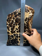 Natural Handmade Chocolate Calcite Freeform 30x19x7 cm
