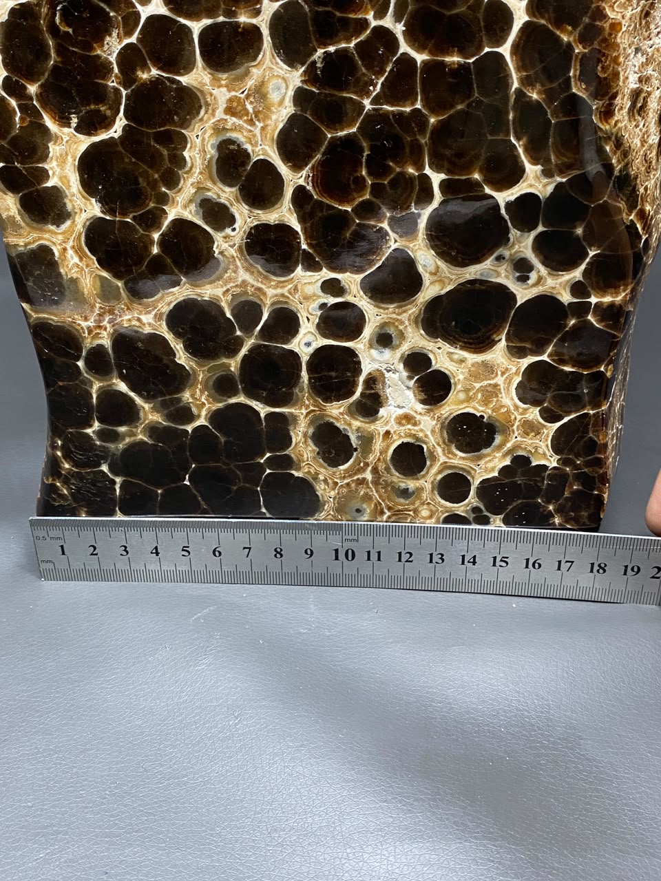 Natural Handmade Chocolate Calcite Freeform 30x19x7 cm