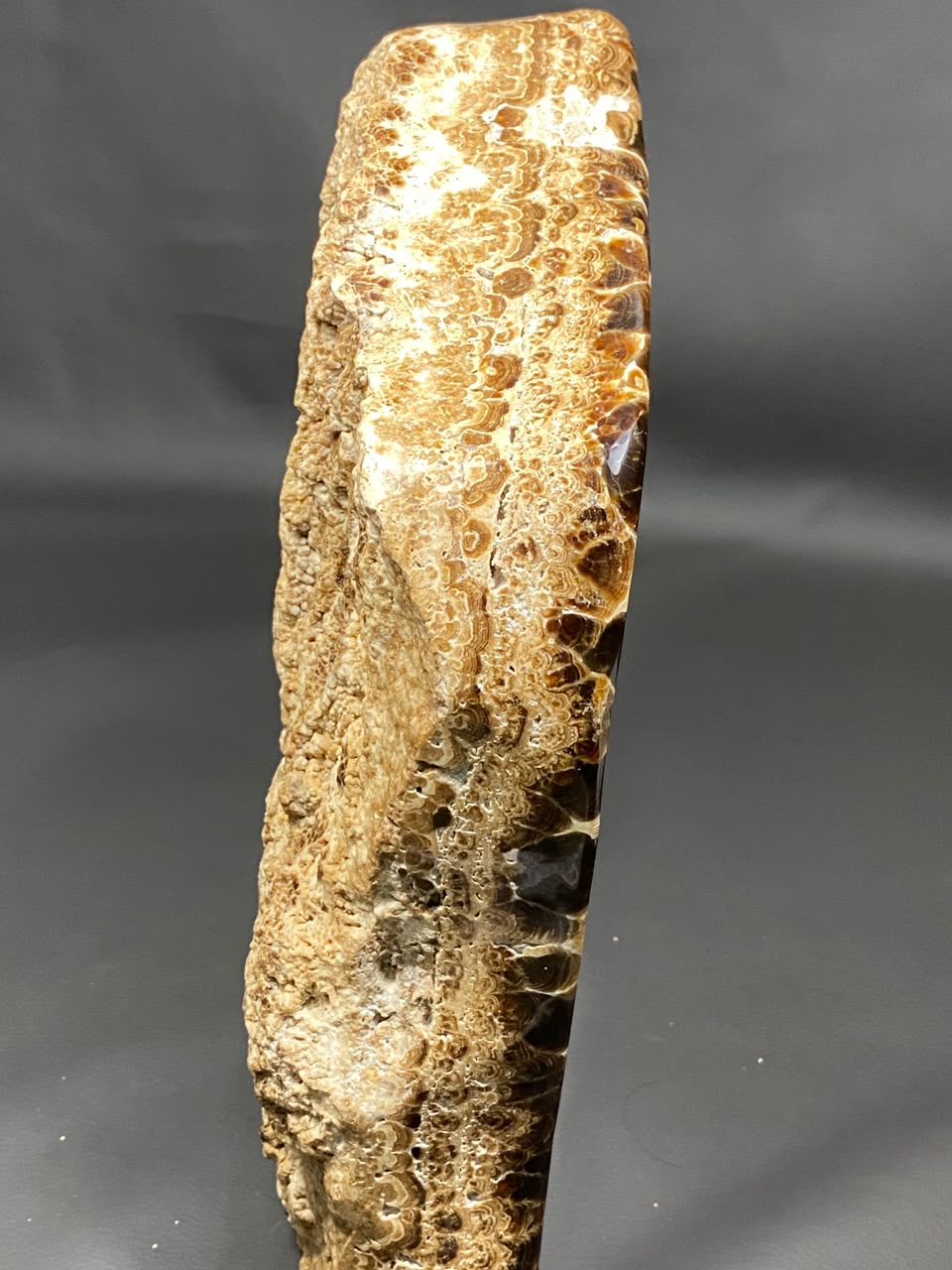 Natural Handmade Chocolate Calcite Freeform 30x19x7 cm