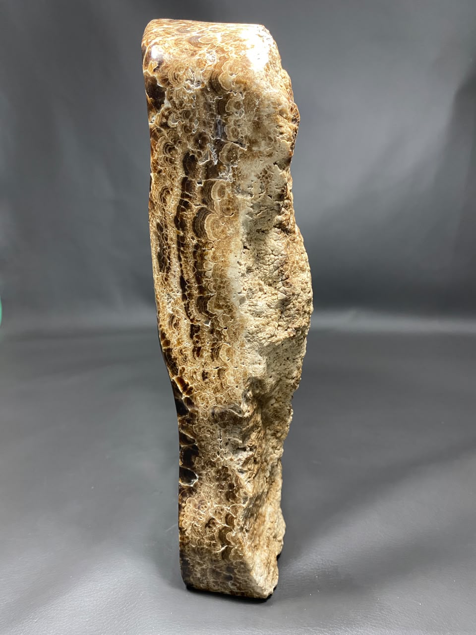 Natural Handmade Chocolate Calcite Freeform 30x19x7 cm