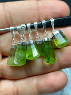 Sterling Silver Peridot Pendant Origin Supat Mine