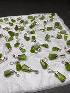 Sterling Silver Peridot Pendant Origin Supat Mine