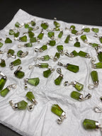 Sterling Silver Peridot Pendant Origin Supat Mine