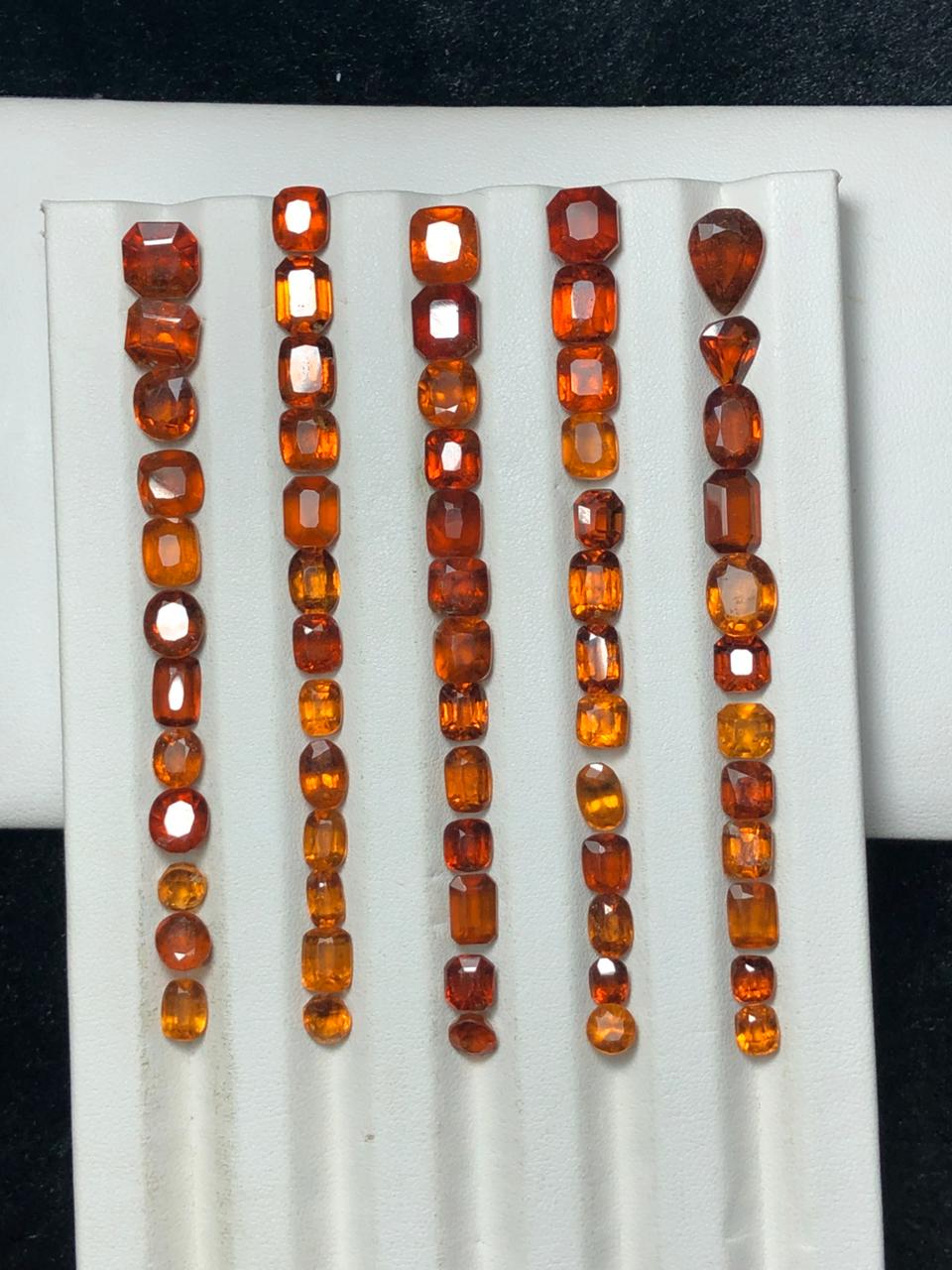 Hessonite garnet 133 carats