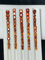 Hessonite garnet 133 carats