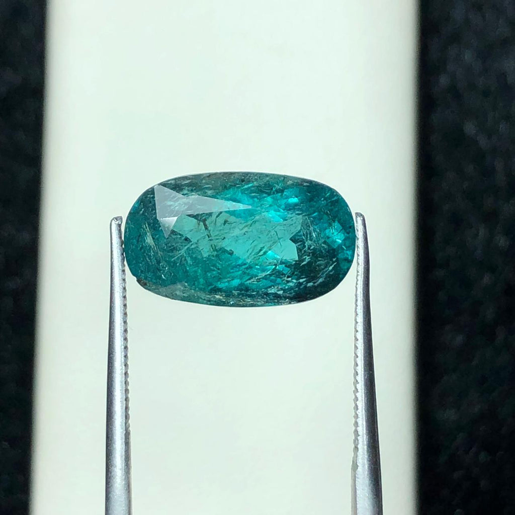 Natural Unheated Pariba Color Tourmaline from Afghanistan 5.0 13.9x8.2x6.1 mm