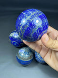 Natural Lapis Lazuli Sphere Balls – Handmade Polish