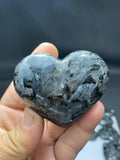 Larvikite Palm Hearts & Soap Shapes – Handmade Polish Lot