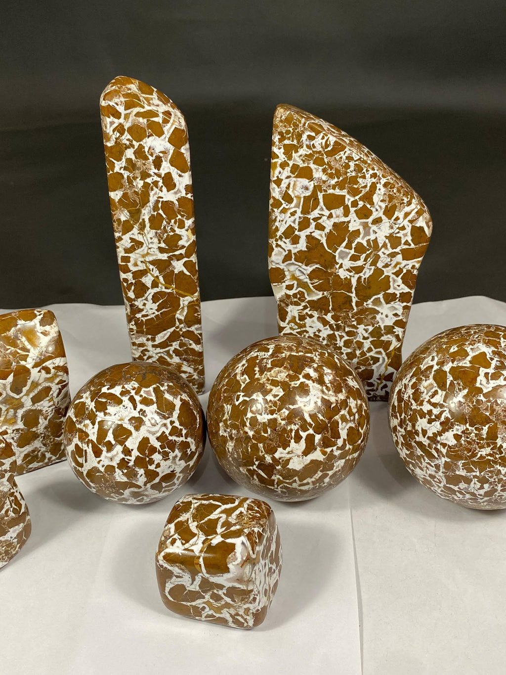 Natural Handmade Polished Agate Lot