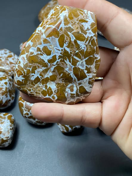 Natural Handmade Polished Agate Lot