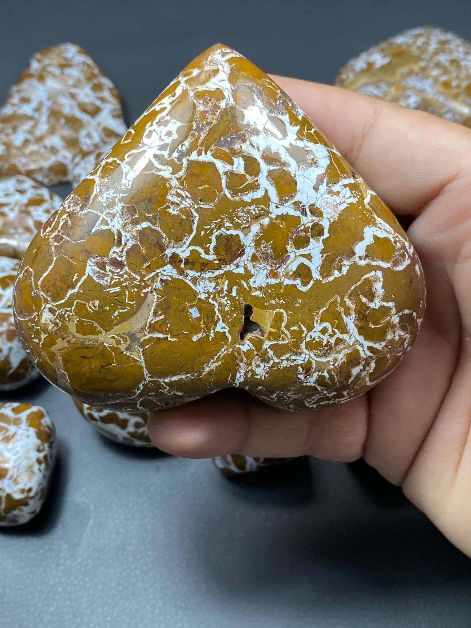 Natural Handmade Polished Agate Lot