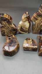 Handmade Chocolate Calcite Freeform