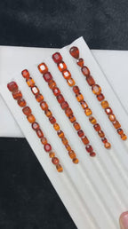 Hessonite garnet 133 carats