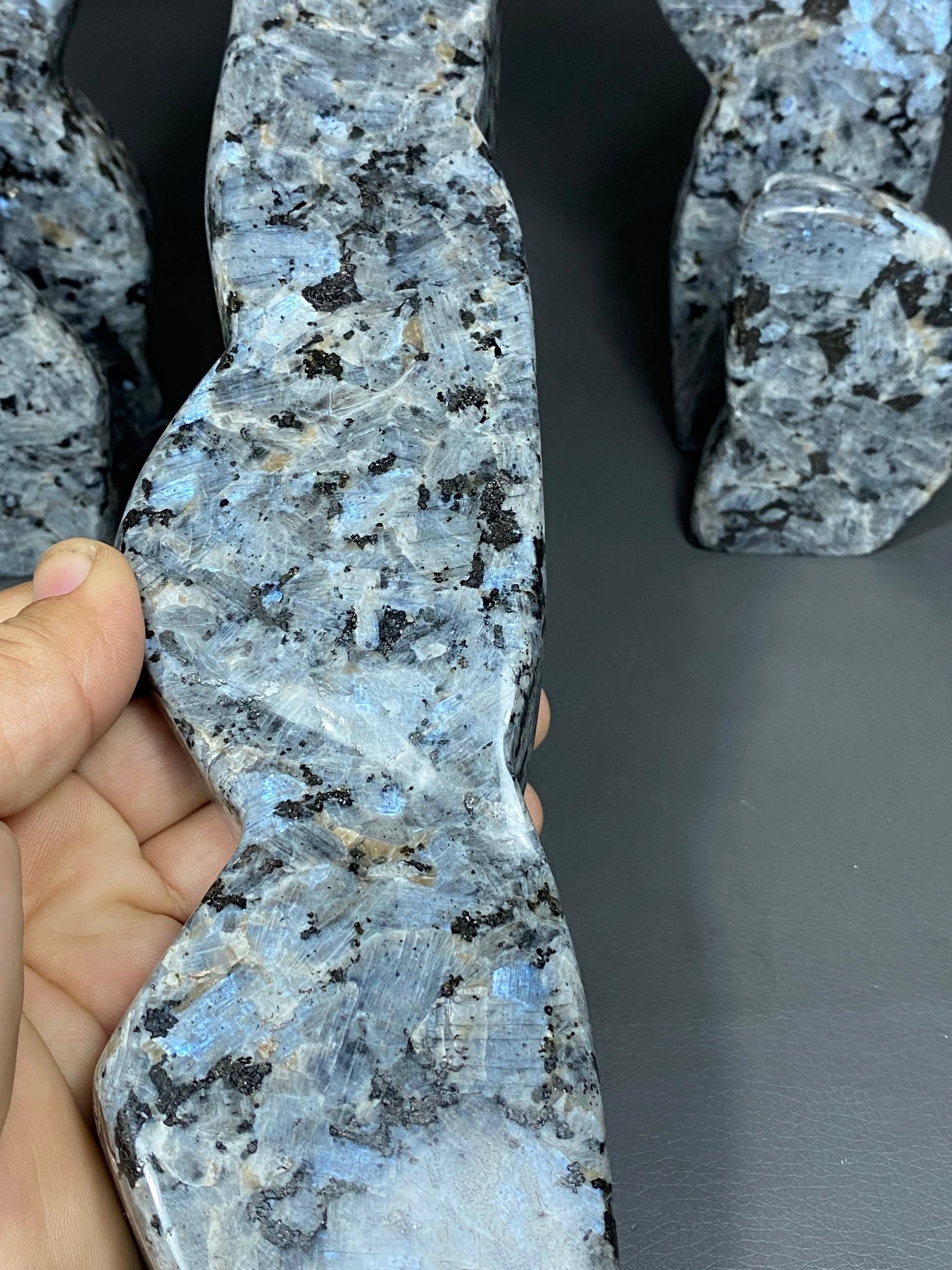 Larvikite Jasper Crystal Handmade Polish Lot