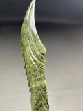 Stunning Natural Serpentine – Handmade Knife-Style Polish